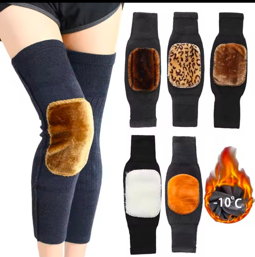 2 Pcs Wool Winter Cashmere Kneecap - 2 Pcs Warm Knee Cap