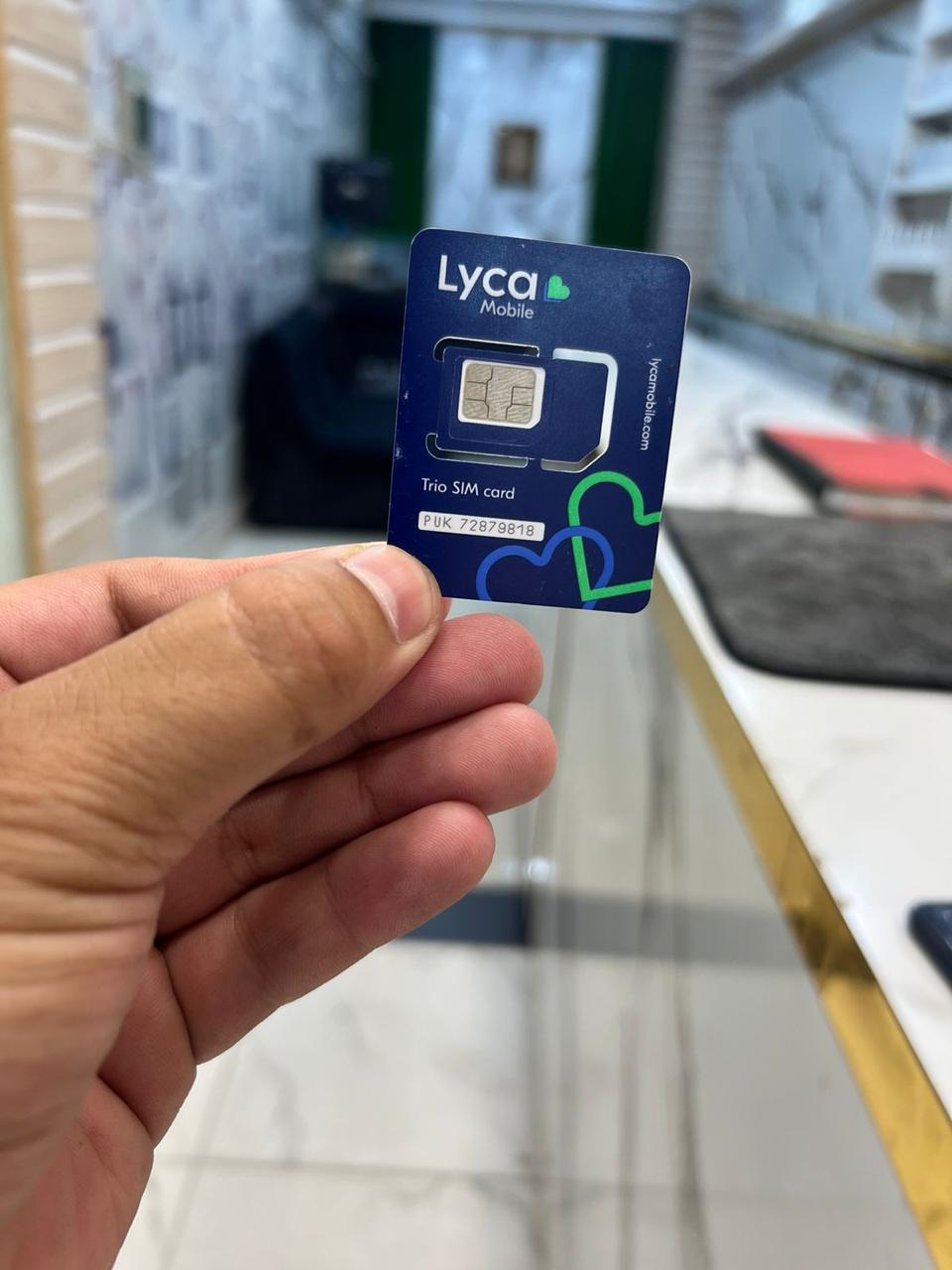 LYCA UK Officially Verified Sim, 100% working in Pakistan